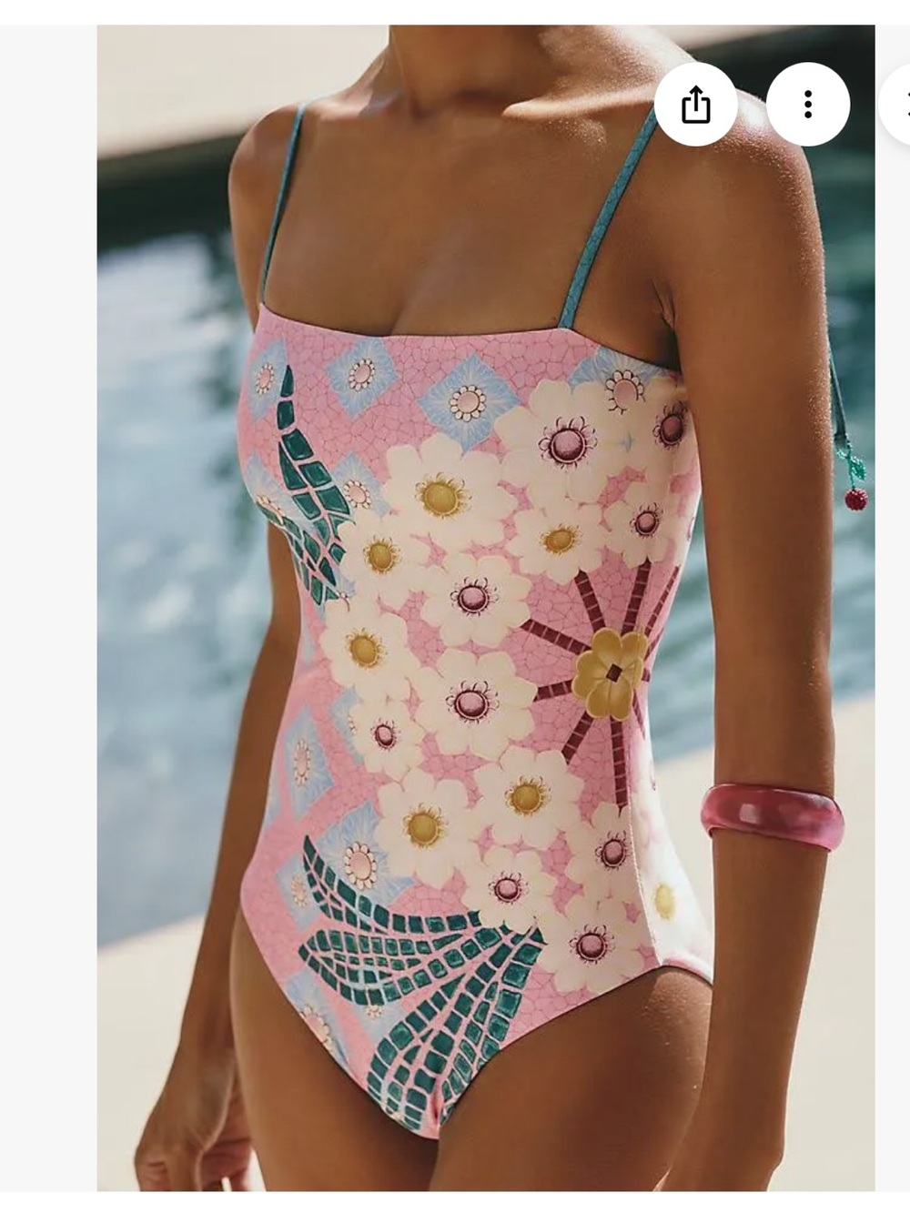 NWT Agua Bendita Kaylan Reversible One-Piece Swimsuit - Picture 2 of 5